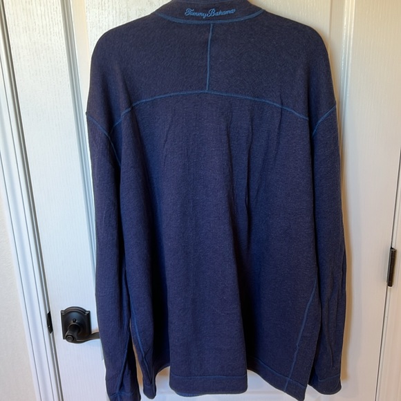 Tommy Bahama Reversible Half Zip Sweater Size XXL - Picture 7 of 9